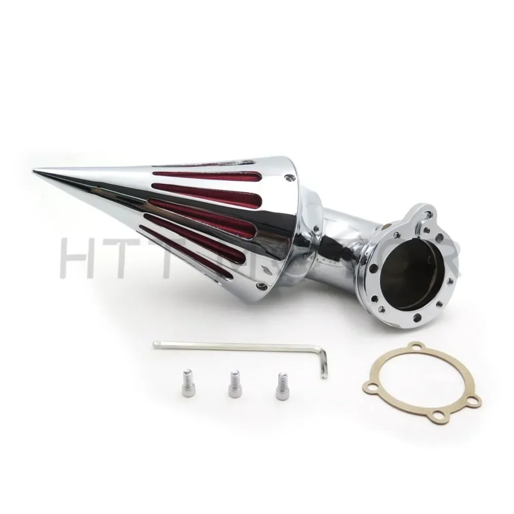 For Harley Davidson S&S Custom CV EVO XL Sportster CHROME Aftermarket Motor Parts Spike Air Cleaner Filter Kits