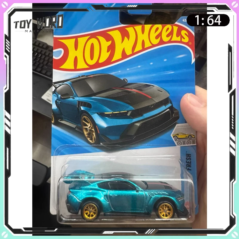 2026B Hot Wheels Super Treasure Hunt Ford Mustang GTD STH Coche de Metal Fundido a Presión, Modelo Coleccionable Limitado, Adorno para Habitación, Juguete para Niño, Regalo