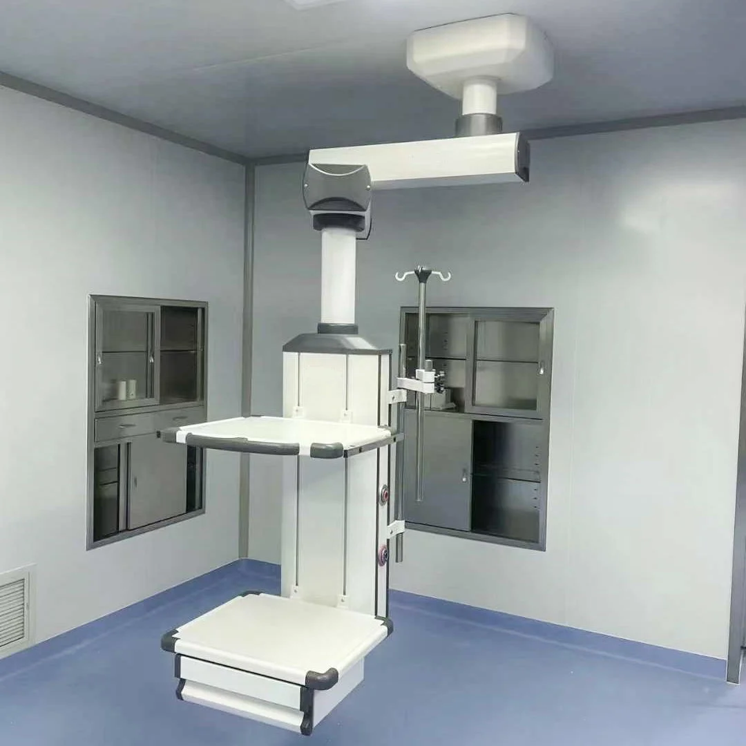 Electric Mobile Surgical Tower Crane, General Ward Medical Lifting Tower Equipment