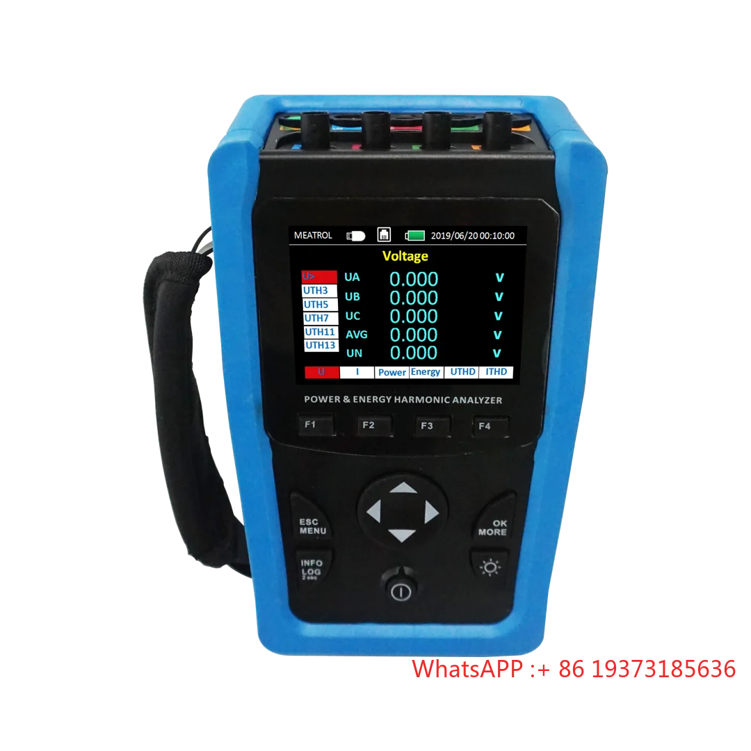 Meatrol ME440 1000A Electric Power Meter Power Data Logger Rogowski Power Quality Analyzer