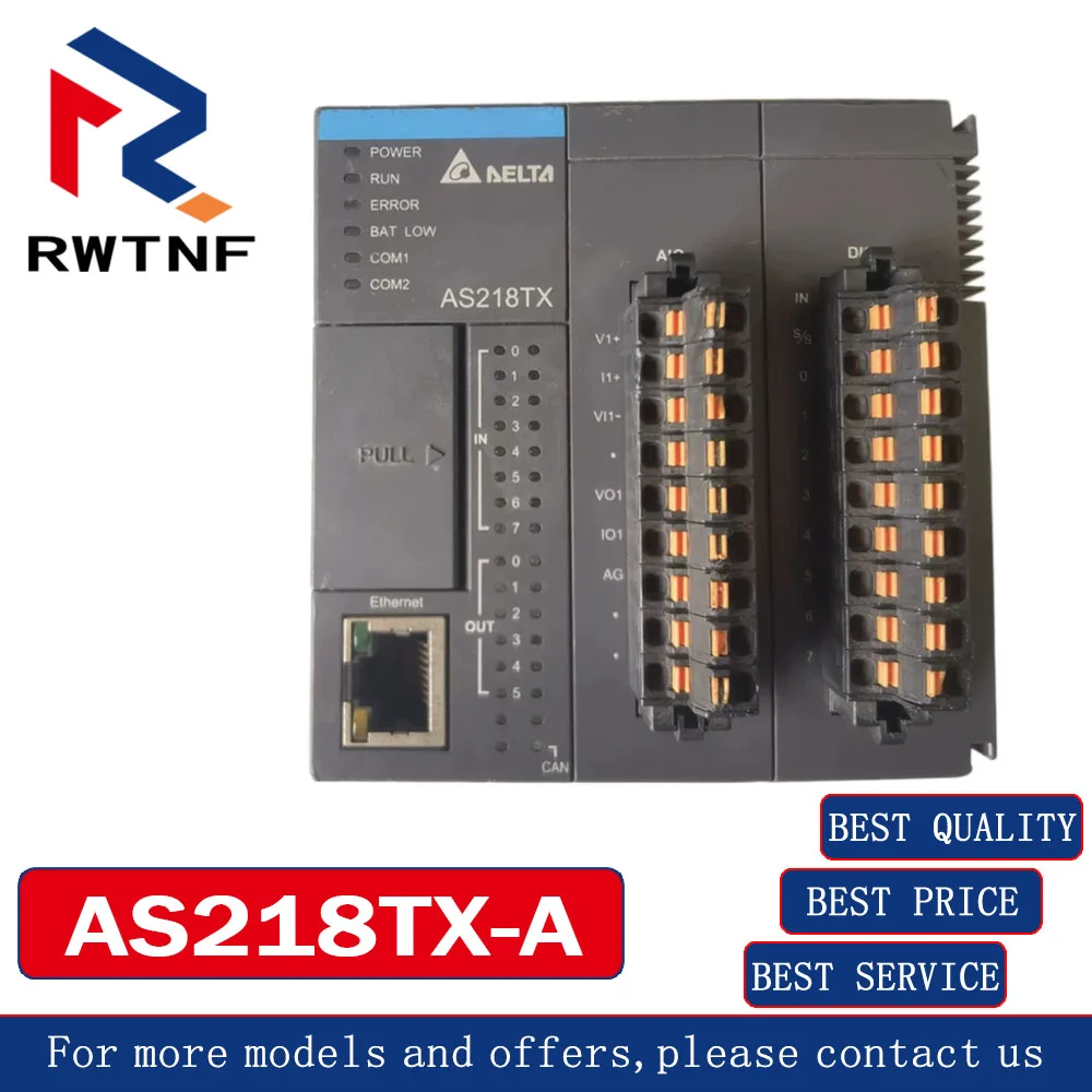 Brand New Genuine AS218TX-A Delta AS series PLC programmable logic controller,100% original warehouse stock