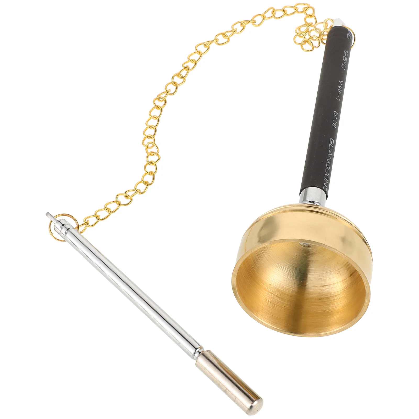 

Copper Buddhist Ritual Instrument Traditional Temple Music Tool Harmonious Sound For Meditation Metal Chime Vintage Bell