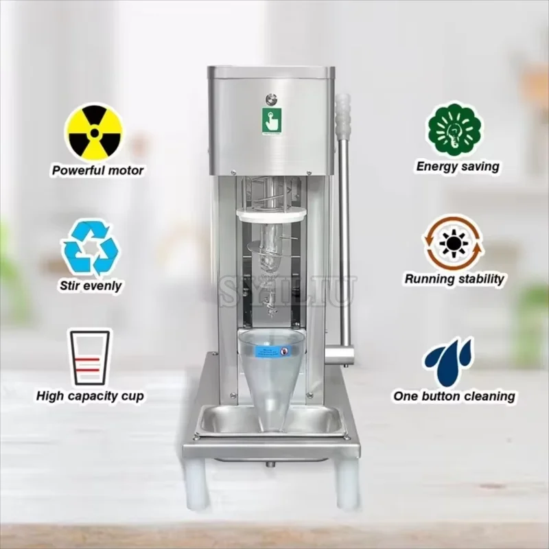 European Most Popular Ice Cream Fruit Milk Shake Blender /hot Sale Ice Cream Mixer Machine for Catering Equipment
