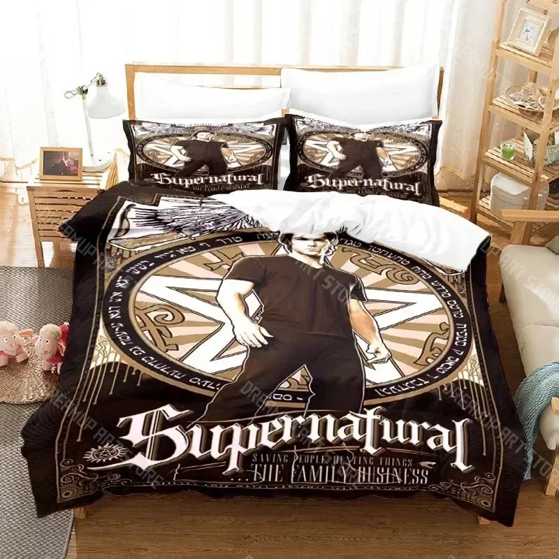 2026 3D Print Supernatural Pattern Duvet Cover Set Bedding For Aldult Kids Bed Set Game Quilt Cover Comforter Cover Bedding Set
