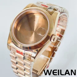 36mm 40mm NH34 NH35 NH36 NH70 NH72 ETA 2824 PT5000 Rose Gold Case With Presidential Bracelet Sapphire Glass Crystal Suitable