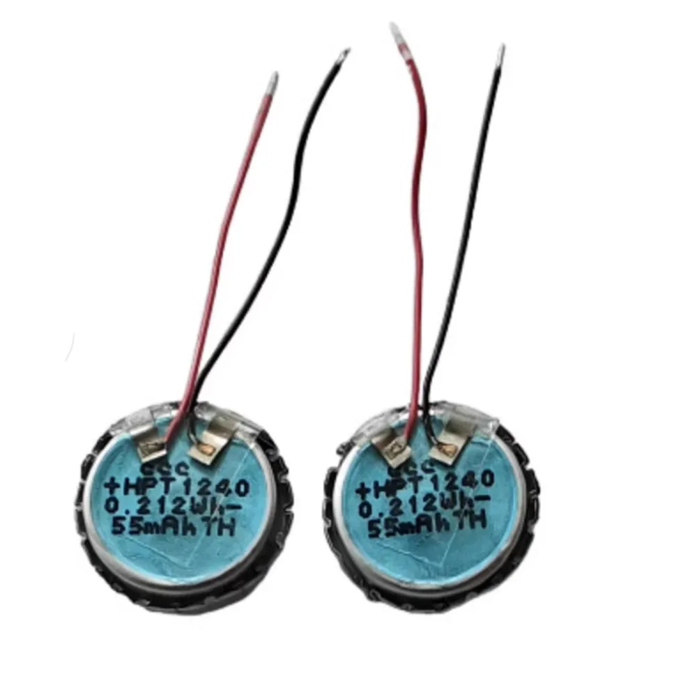2PCS/Lot 1240 Headset Battery For JBL Tune Flex 2 Gaming Earbuds Airpods Handsfree Earphone 3.85V 55mAh HPT1240 SP1240