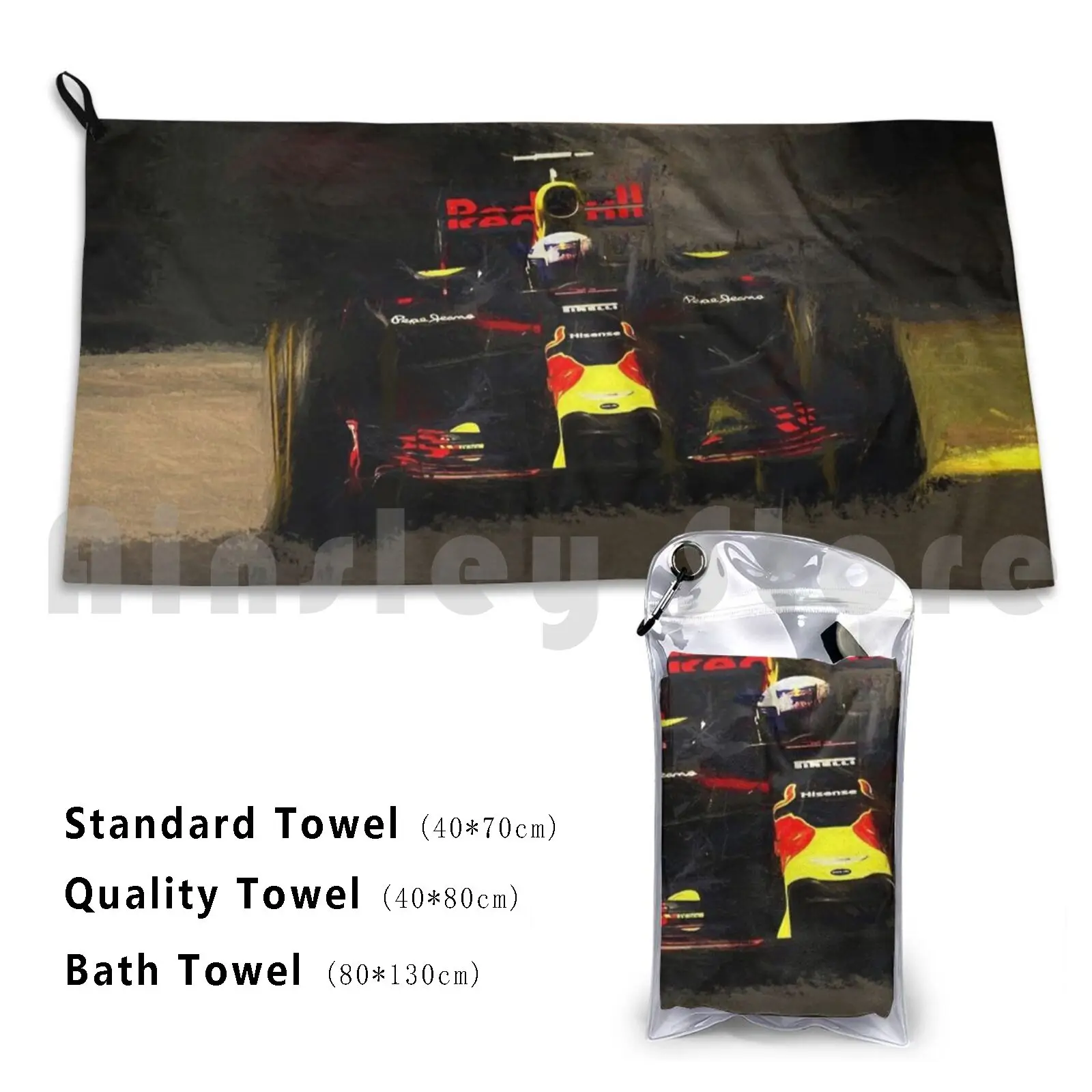 Daniel Ricciardo-Monaco Bath Towel Beach Cushion Monaco Daniel Ricciardo