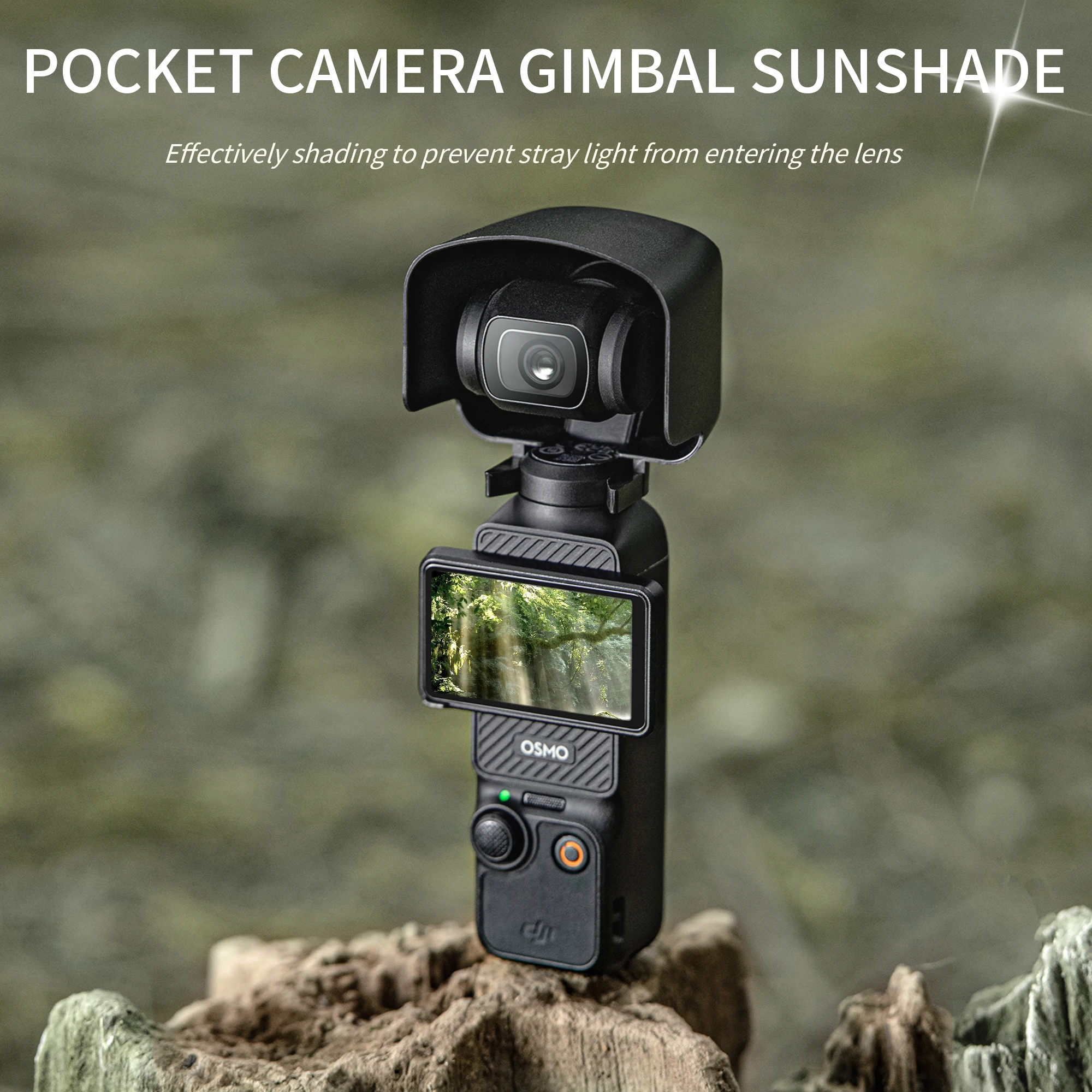 Startrc Camera Lens Zonnekap Zonnekap Zonnescherm Zonnekap Zonnekap Cardanische Beschermkap Beschermkap Voor Dji Osmo Pocket 3 Camera Accessoire