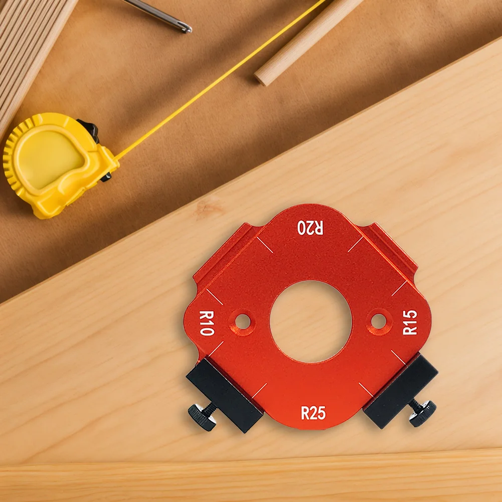 

Woodworking Router Templates R10-R25/R30-R50 Radius Jig Corner Positioning Mold Arc Template Woodworking Hand Tool