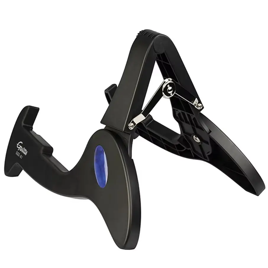 GUITTO GGS-01 Suporte de guitarra Peças e acessórios de guitarra Suporte de tripé dobrável universal Suporte de rack de instrumento musical com estrutura A