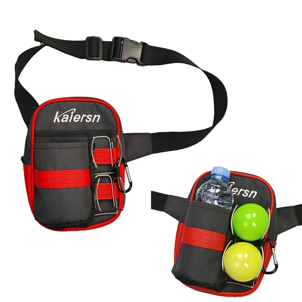 Multifunctional Golf Body Bag Kaiersn Park Golf Bag Portable Golf Ball Bag With 2 Ball Clips Waist Bag Golf Accessories Supplies