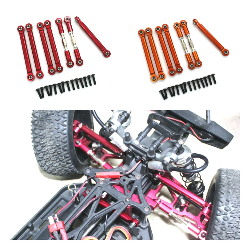 

Metal ZD Racing Car DBX-10 RC 1/10 remote control car DBX10 complete set of tie rods 7 pieces of parts