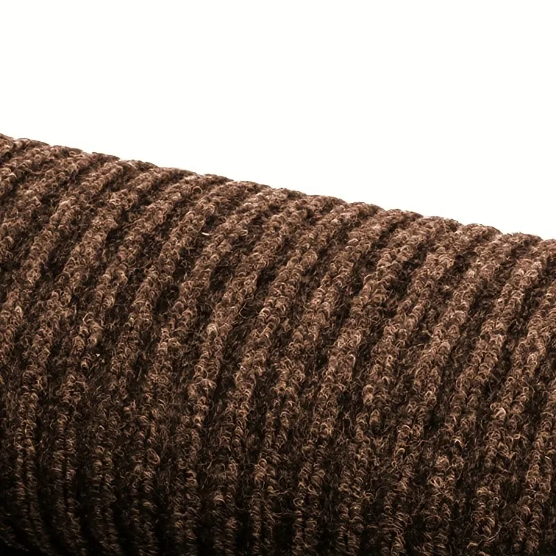 1 Stück rutschfeste Fußmatte mit doppelten Streifen für den Eingangsbereich – robuster, schmutzabweisender Teppich für drinnen und draußen, für Zuhause/Büro – Detail 9