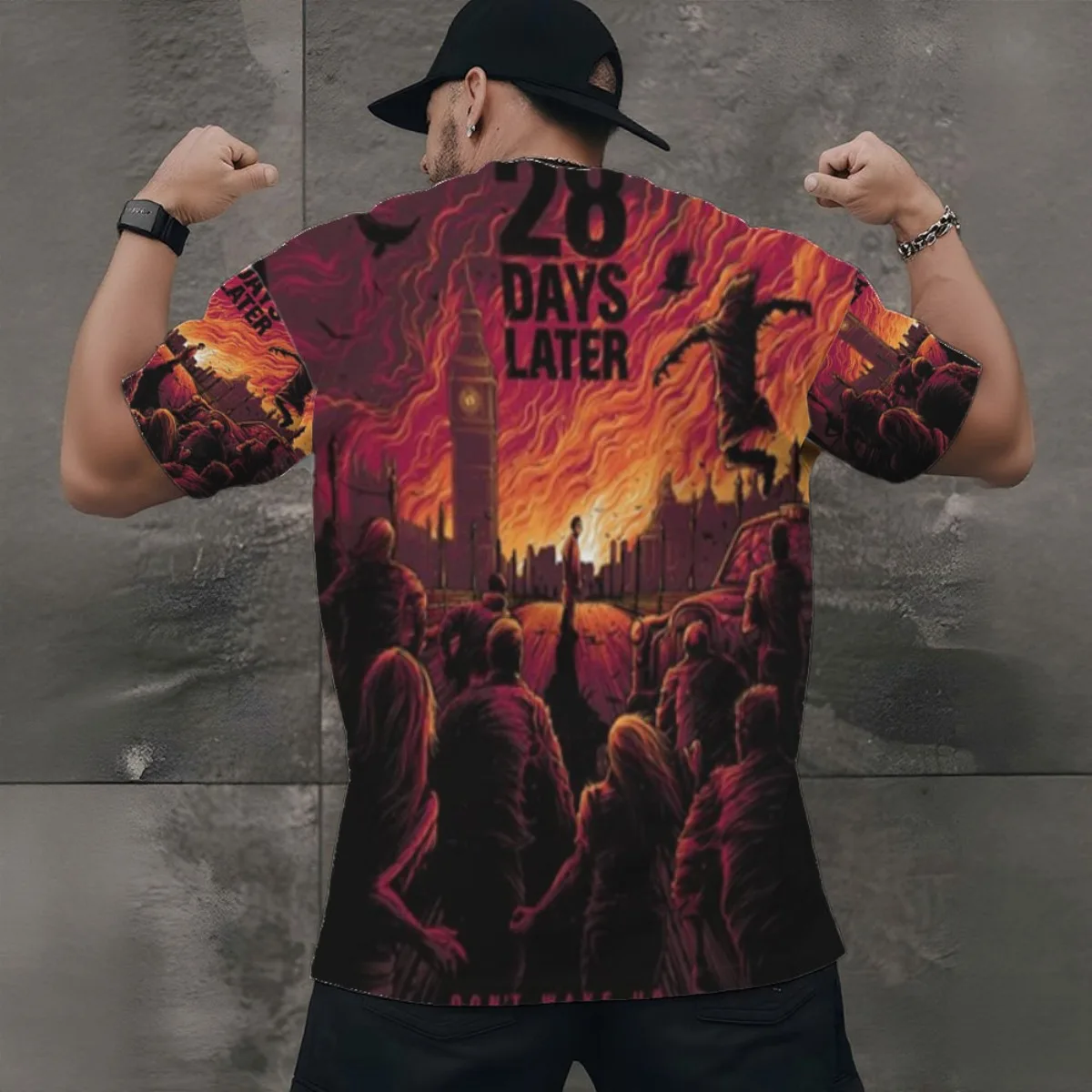 1972 Groovy for President Poster New Arrival Fashion Men's Short Sleeve All-Over Print T-Shirt Unique All-Over Print Desig