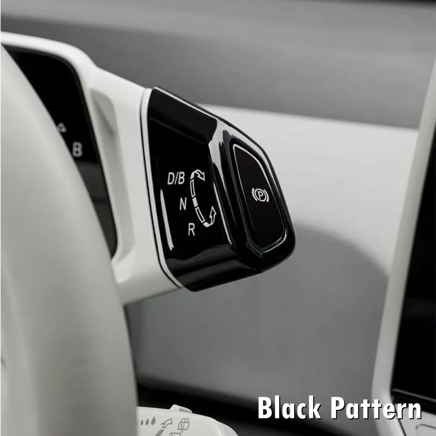 ل VW ID.3 ID.4 ID.6 2021-2024 ABS مقبض تروس السيارة غطاء والعتاد التحول إطار لوحة الزخرفية و P غطاء أزرار ID4 تقليم الداخلية #4