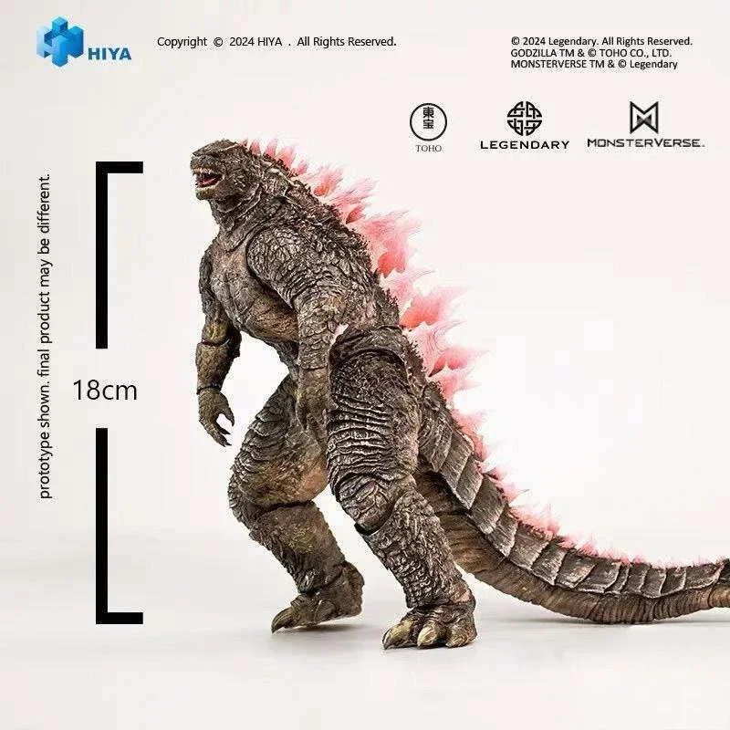 

HIYA 18CM 7inch Action Figure Exquisite Basic Series Godzilla X Kong The New Empire Godzilla Evolved Ver.