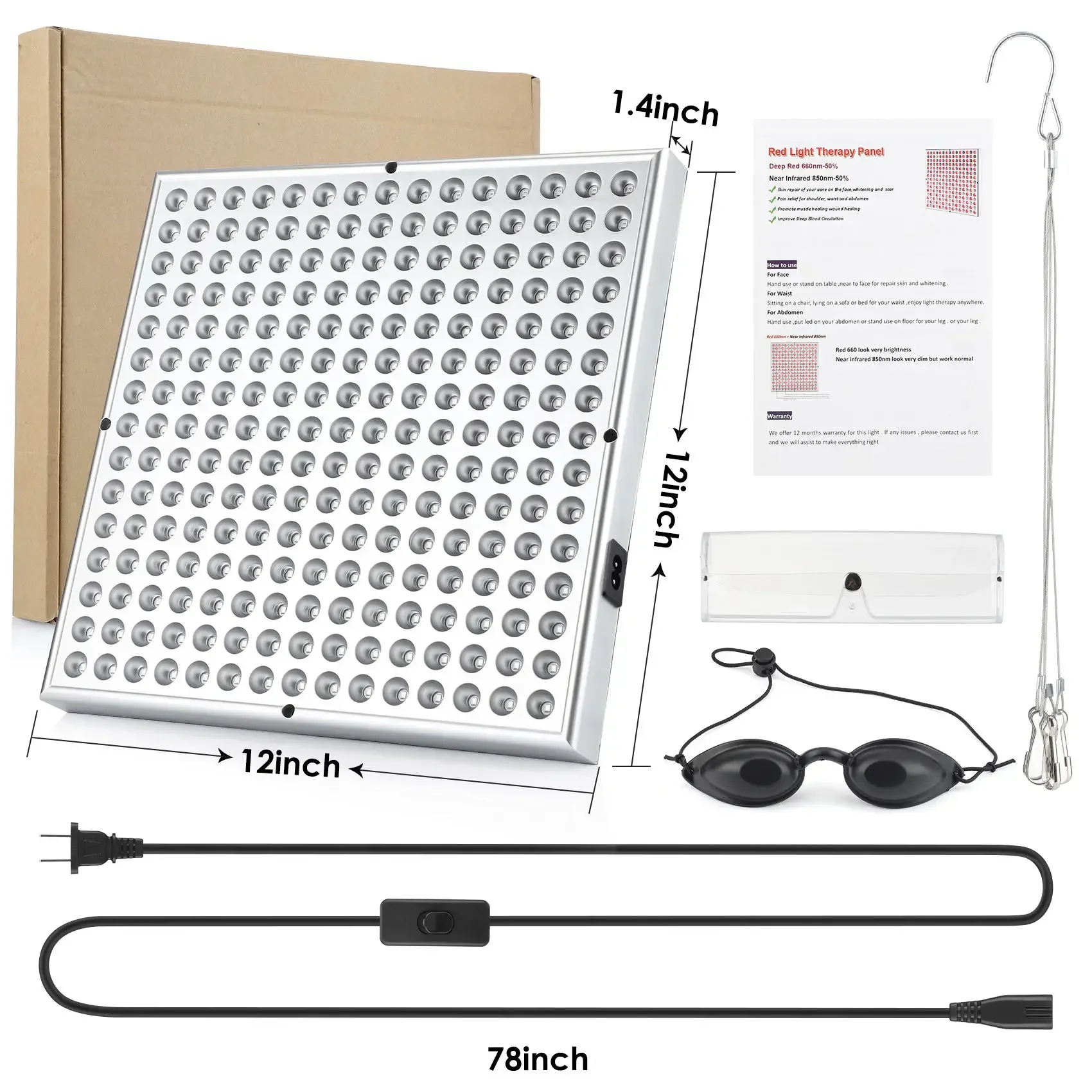 الأحمر LED ضوء العلاج مصباح لوحة للوجه مكافحة الشيخوخة العناية بالبشرة الجمال 225 قطعة مصباح ليد الجسم لتخفيف الآلام أدوات العلاج الطبيعي