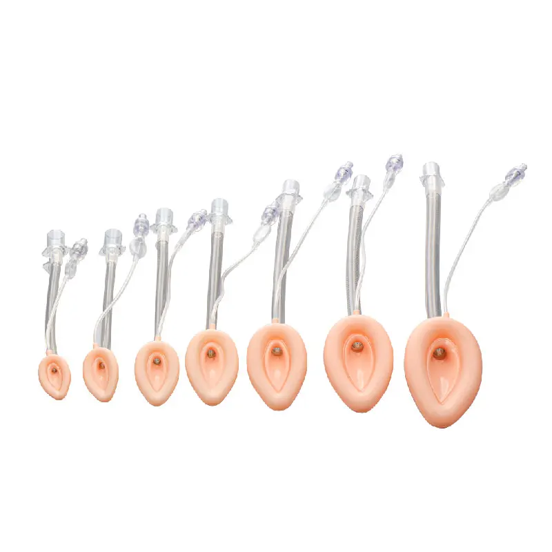 Canack 1pc/7pcs Disposable Reinforced Silicone Laryngeal Mask Airway For Kids Adults Size 1.0\\1.5 \\2.0 \\2.5 \\3.0 \\4.0 \\5.0 New