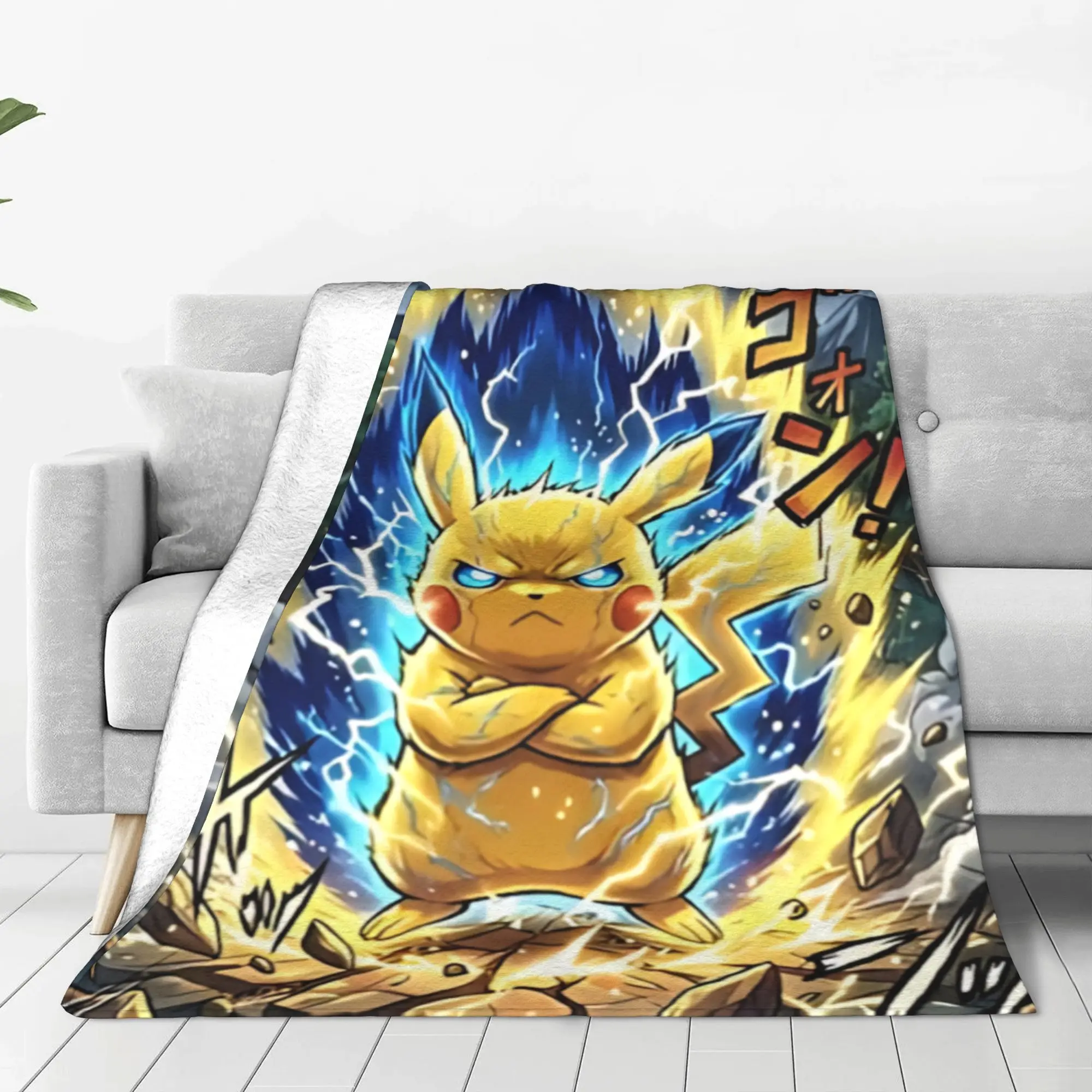 1PC Home Pokemon22  Blanket Throw Super Cosy Plush Living Room Sofa