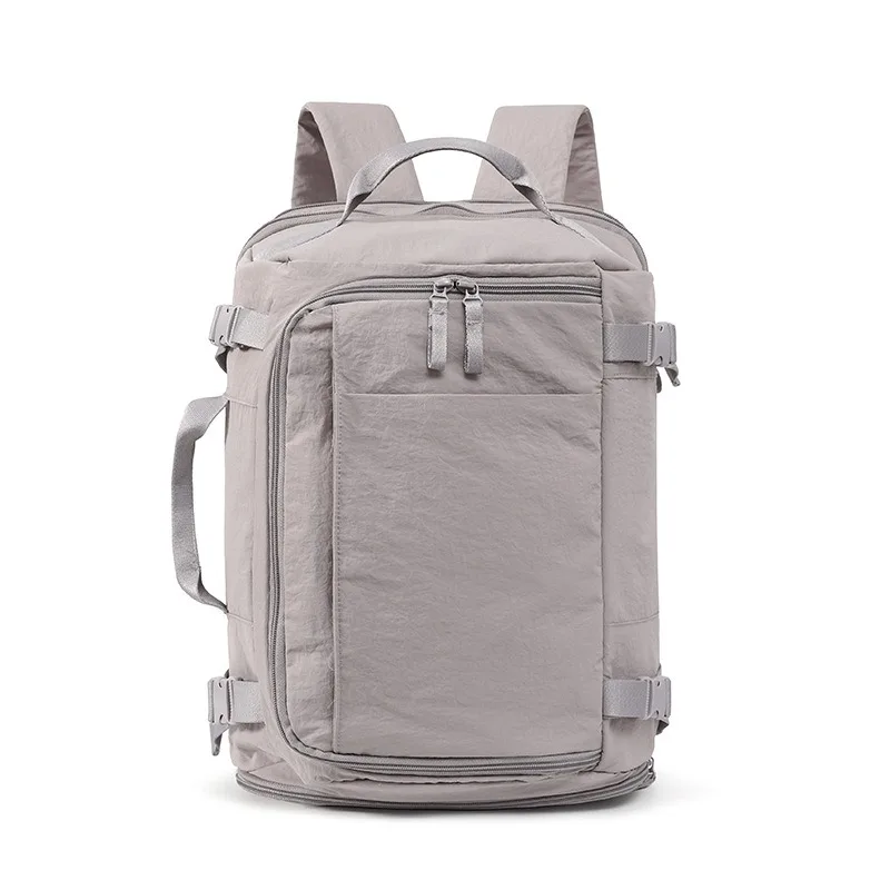 Light Waterproof Nylon Travel Backpack Large Expandable Shoe Compartment Hiking Mountaineering Rucksack Business Trip Laptop Bag