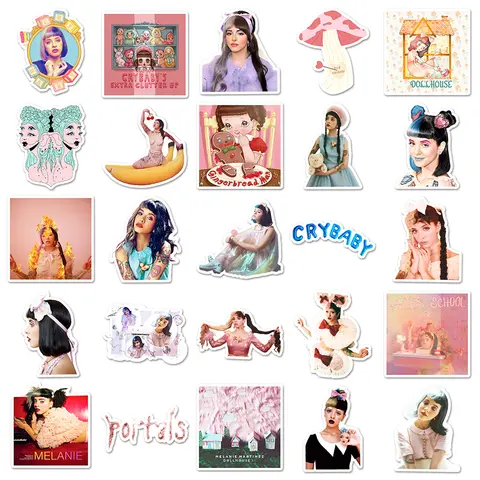 10/30/50 st Melanie Martinez Stjärnsångerska Klistermärken Tecknad Graffiti Dekaler Dekoration DIY Bagage Telefon Vattenflaska Klistermärke Present 6 best sales Melanie Martinez-klistermärke - №1