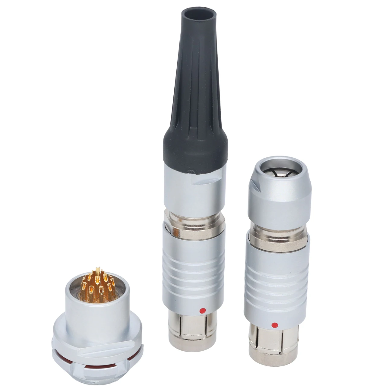 Compatible Fischer 2F S104 16 pin Male Plug and 16pin Female Socket