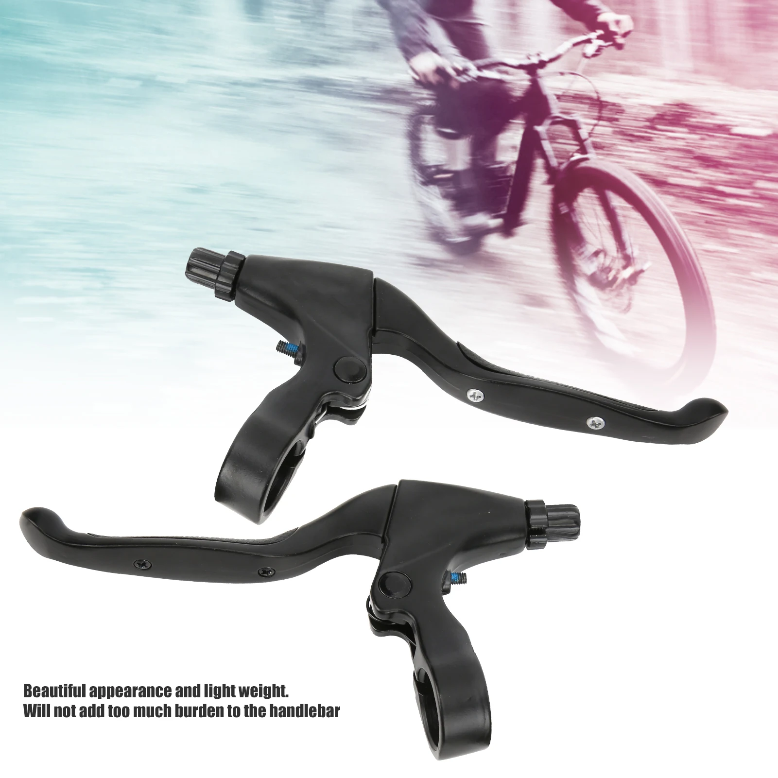 Aluminum Alloy  Brake Handle WAKE MTB Bike Brake Lever Set Aluminum Alloy Handle 4‑finger for 22.2mm Handlebar