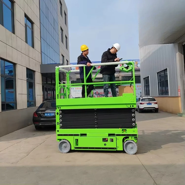 All-electric mobile hydraulic lift, electric scissor lift platform, high-altitude crane all-self-propelled lift