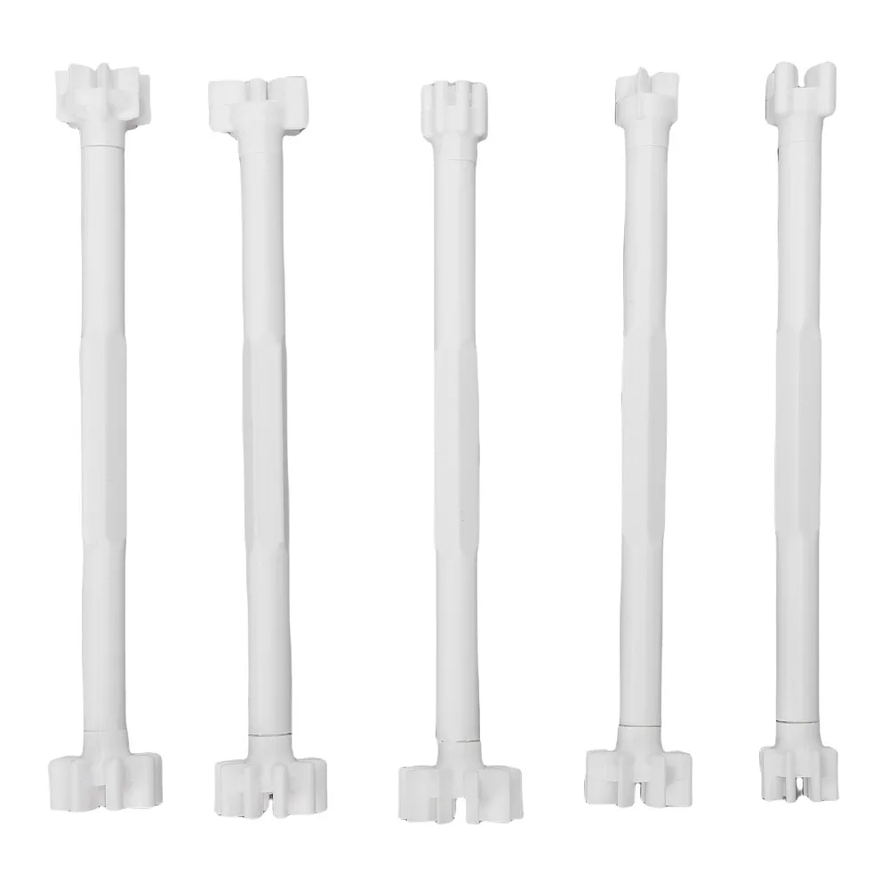 5Pcs White Flower Dot Painting Pen Plastic Length 15cm Diamond Point Drill Tool Art Dot Drawing Tool Canvas Dot Drawing Artwork