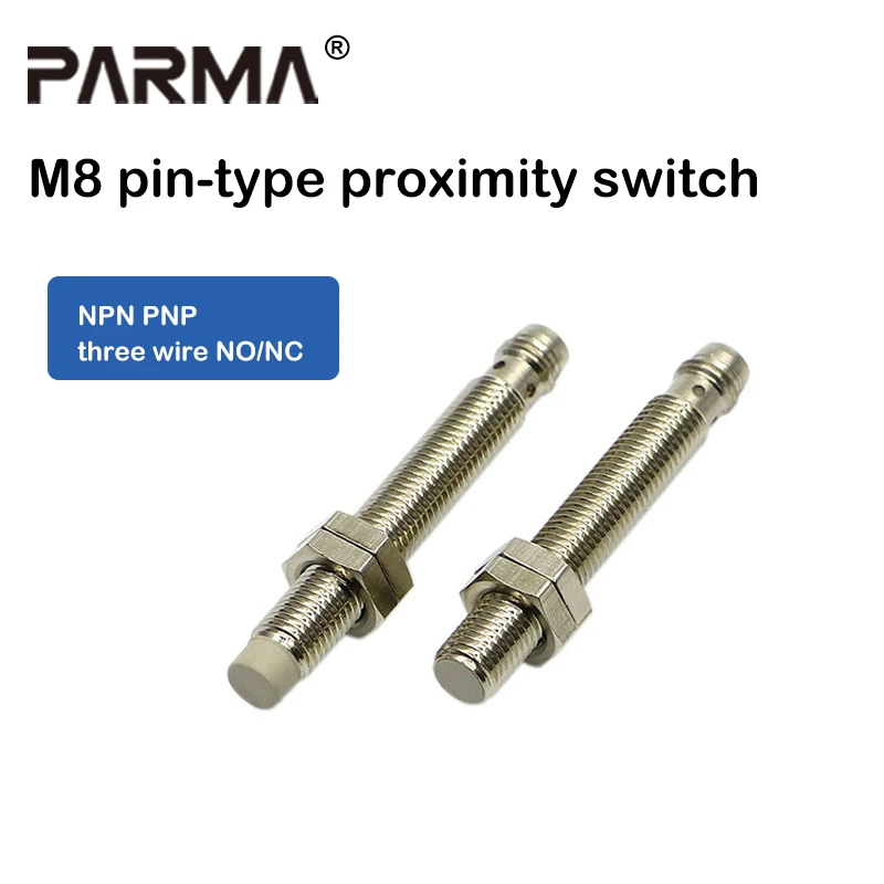 M8 pin-type TRC08 proximity switch, NPN direct current PNP three-wire DN normally open-close DP2 sensor