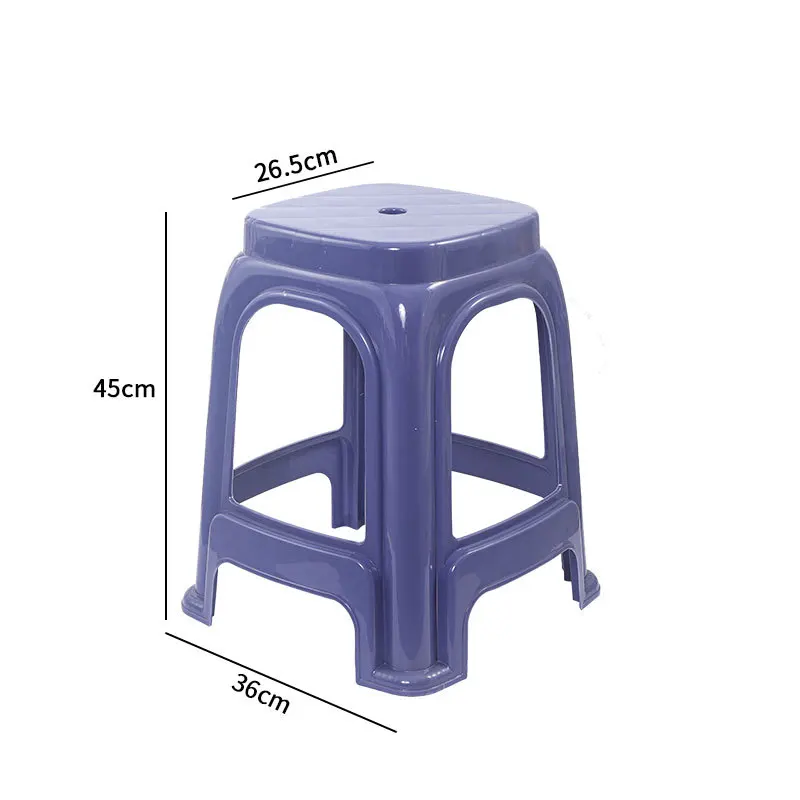 D14 Plastic stool household plastic bench high stool stackable plastic chair plastic