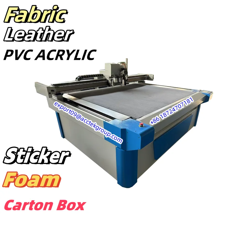 

AKZ1016 Auto Feeding CNC Knife Cutting Machine 1600*2500mm CNC Leather Carpet Cutting Machine Sticker Carton Box Engraver Tools