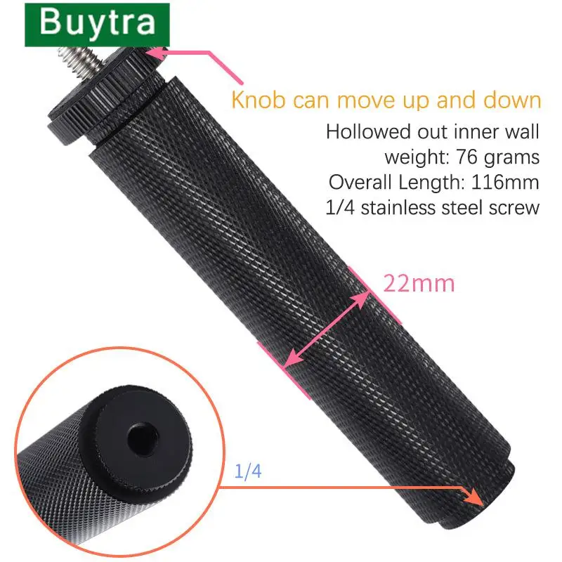 Nuova vite di conversione vite dado per fotografia con impugnatura estesa da 1/4 a 3/8 5/8 pollici accessori per supporto per microfono per fotocamera per