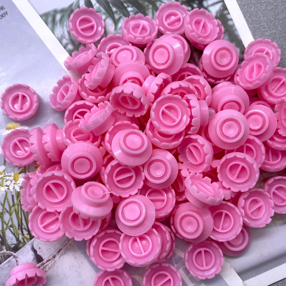 Zanse100pcs Estensione ciglia Fiore rosa Colla Ritardo Tazza Tattoo Adesivo Pigmento Titolari Innesto Ciglia Tenendo Vassoi Strumenti