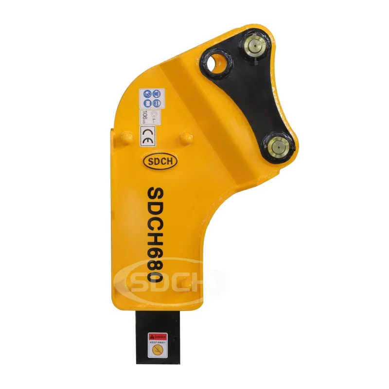 Backhoe Loader Hydraulic Concrete Breaker Hammer Attachment, Compatible With 3CX 3DX 580 CAT416 Construction Diggers