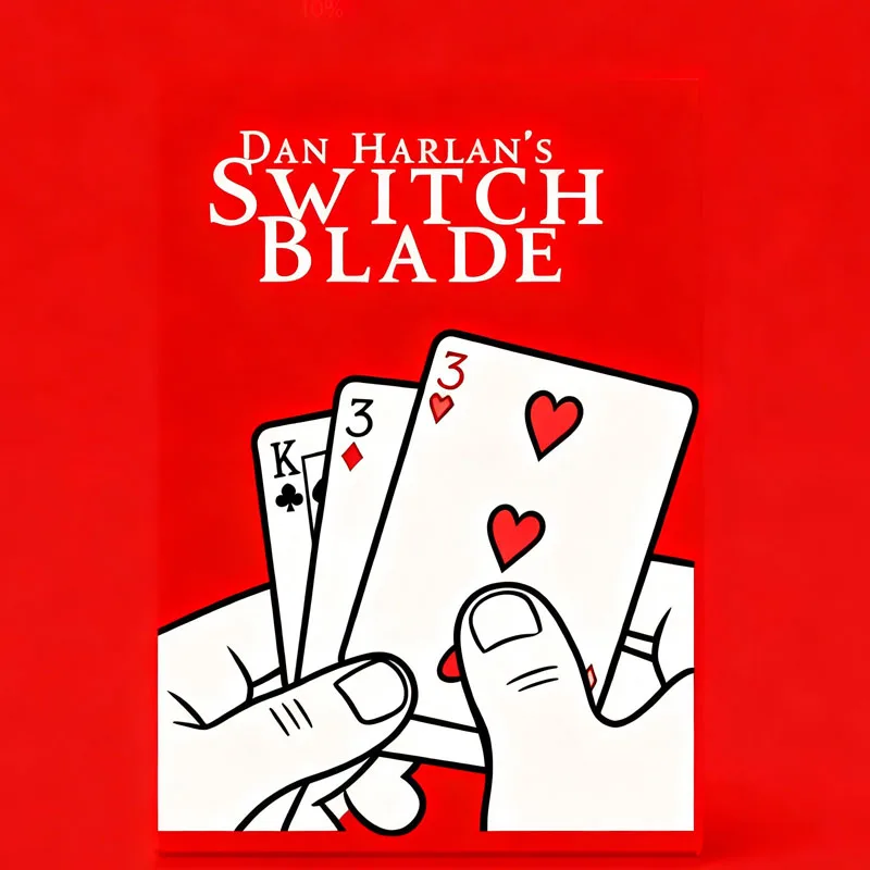 

Switchblade By Dan Harlan Magic Tricks Accessories Card Magia Props For Professional Magicians Close-Up Illusions Magie