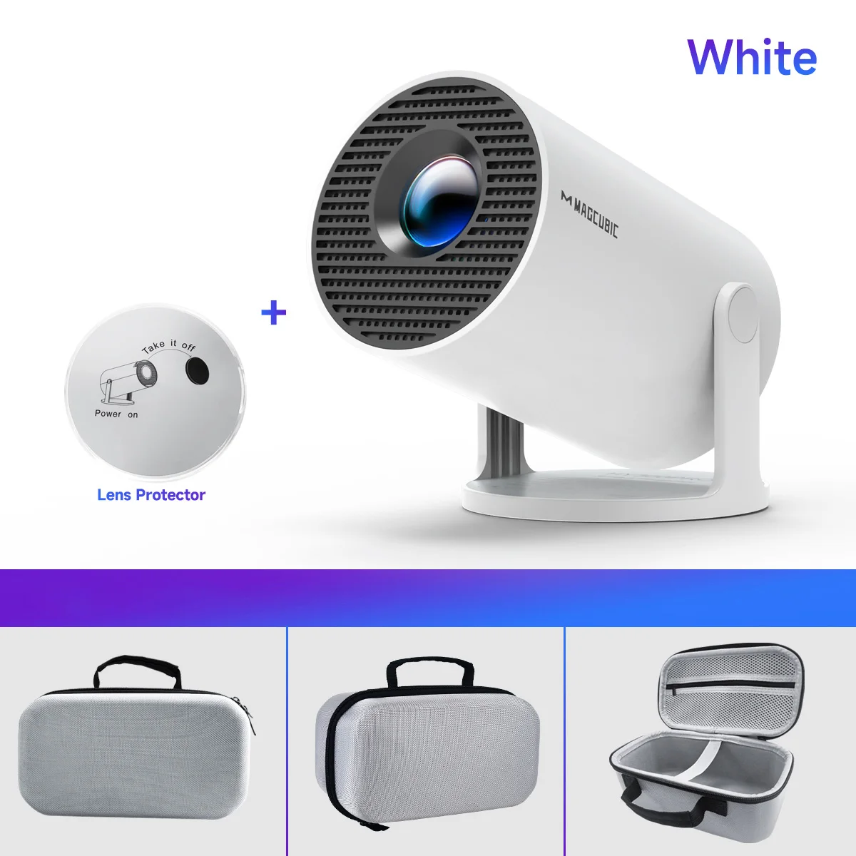 Magcubic-projector HY300 Pro 8K Android 14 Dual Wifi6 290ANSI Allwinner H726 BT5.4 1080P 1280 * 720P Home Cinema Outdoor-projector