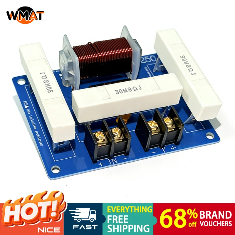 

Factory Direct D250 200W Treble Speaker Audio Passive Crossover Network Frequency Divider