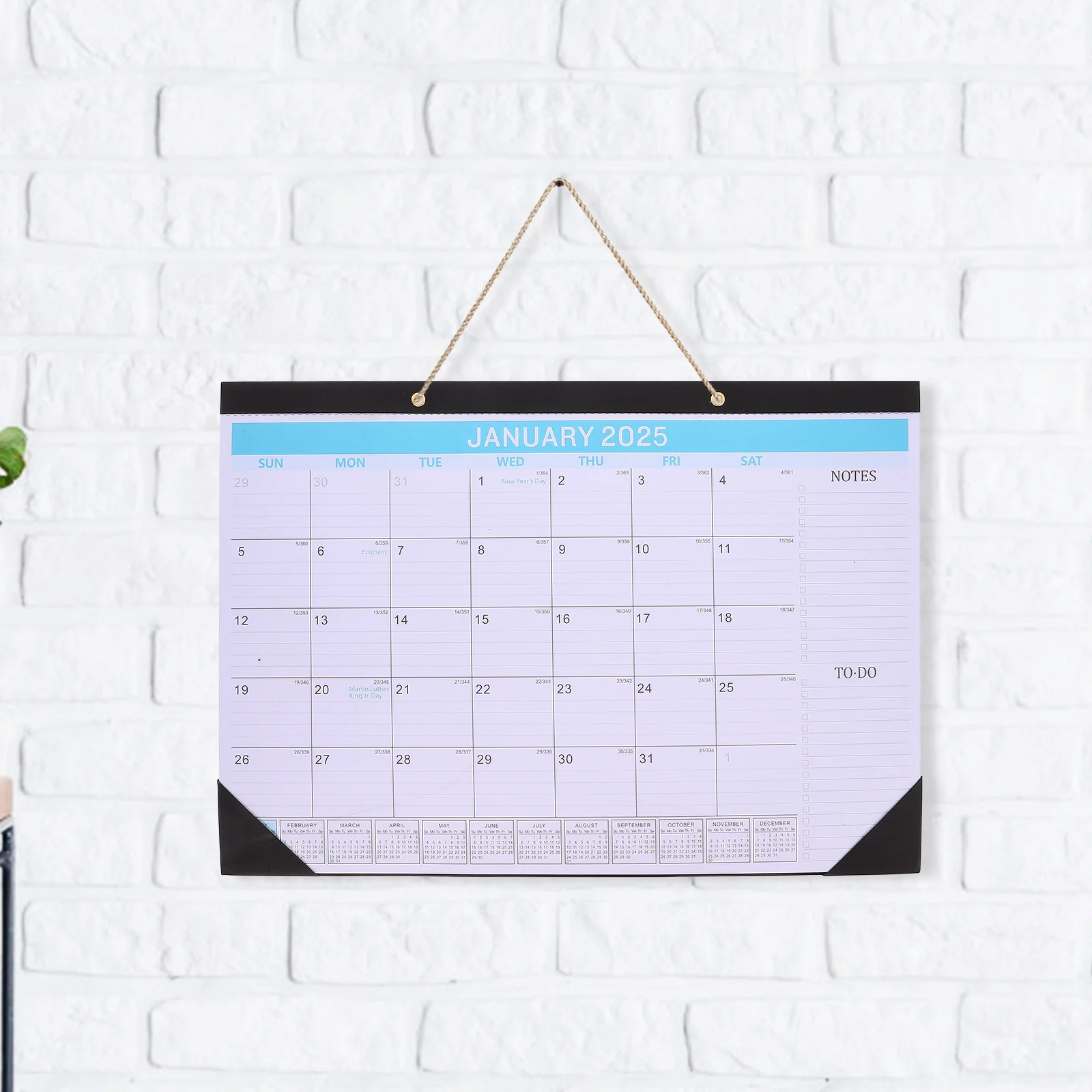 

Настенный календарь на 2025-2026, домашний офис, школа, подвесной планировщик, ежемесячный декоративный календарь для заметок, планирование времени, календари