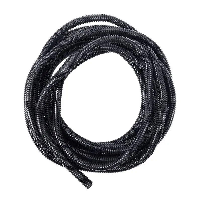 AB42-4X 20 Ft Split Wire Conduit Polyethylene Tubing Black Color Sleeve Tube 10Mm Inner Diameter