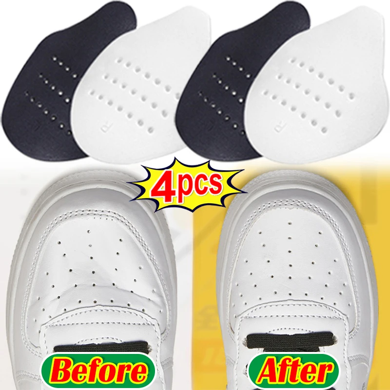 2/4Pcs Shoes Anti Crease Protectors for Shoes Women Men Anti-fold Shoe Case Bending Crack Shoe Head Shaper Expander Protection