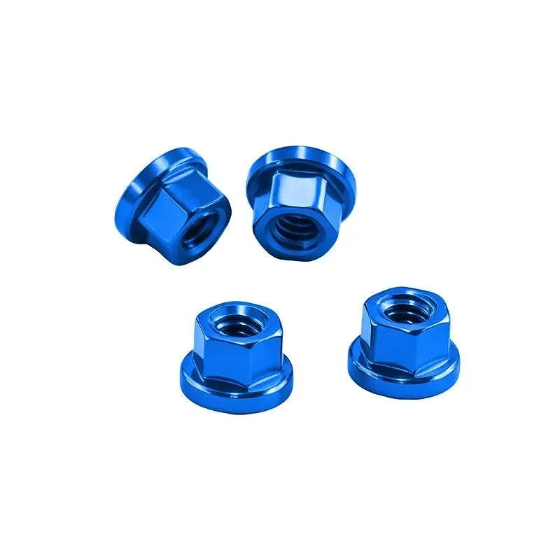 4pcs M2 Brass Aluminum Alloy Wheel Nut For 1/30 RC Crawler Car SCX30 K10 Parts Accessories