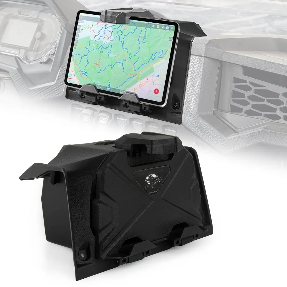 Dispositivo electrónico para motocicleta, soporte para teléfono, tableta, GPS, espacio de almacenamiento para Polaris RZR XP 1000 XP4 XP RZR Turbo