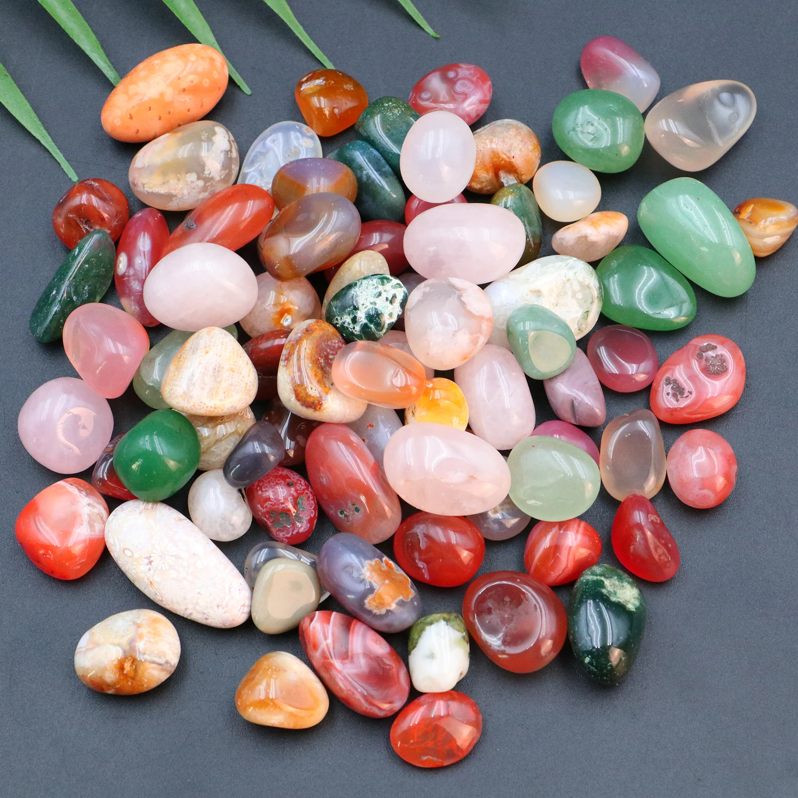 Colored Agate Chip Stones: Natural Crystal Healing Stones for Aquariums & DIY Projects