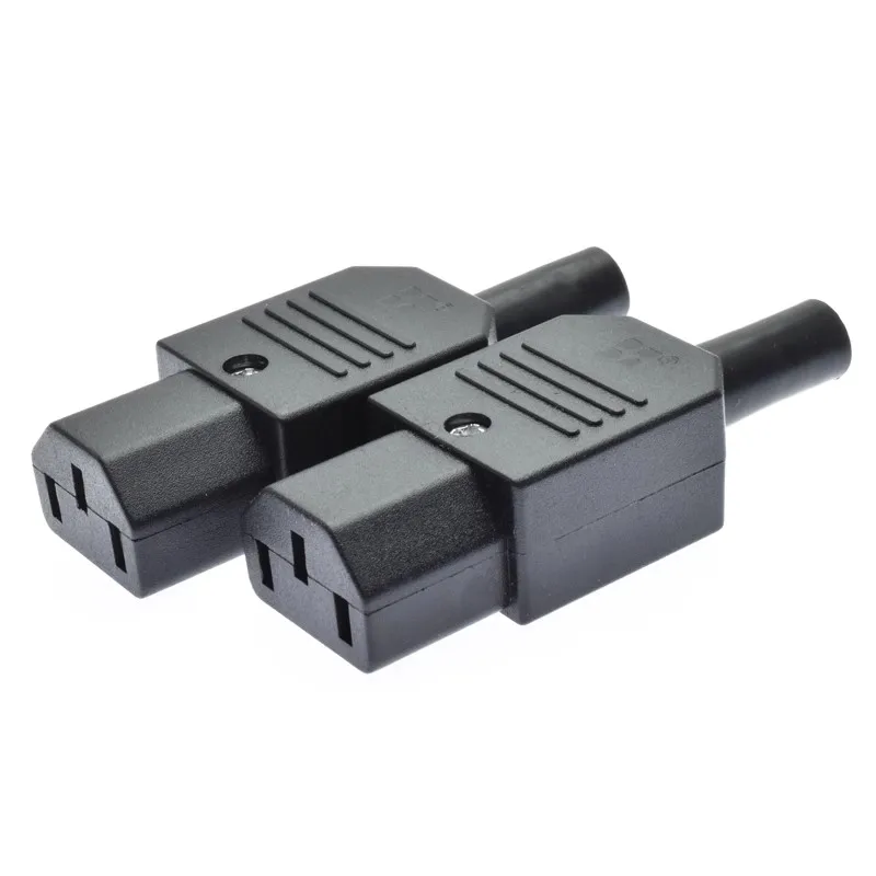 Power socket male-female plug assembly without soldering plug with female socket C13 special plug for household appliances NK-09