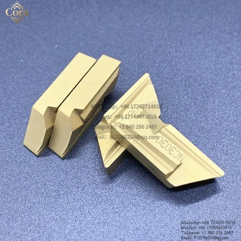 carbide inserts KNUX160405R KNUX160405L KNUX/160405L 160405R NC3020 NC3030 metal lathe tools steel processing blade view 6