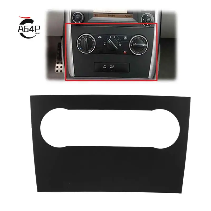 A64P-Radio Fascia para MERCEDES BENZ Clase A (W169) 2004-2012 Kit de tablero instalar Panel Facia placa adaptadora de bisel de consola