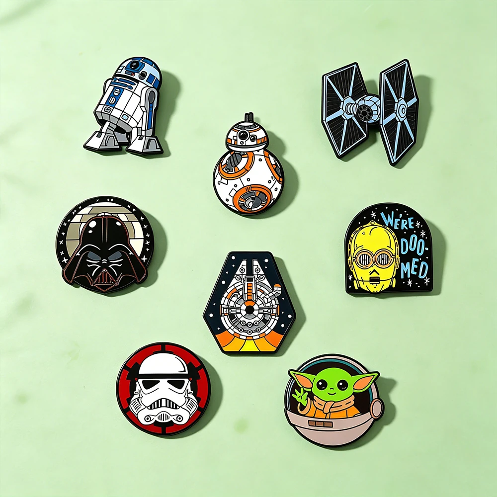 conjunto-de-8-broches-star-wars-esmaltados-r2-d2-bb-8-tie-fighter-darth-vader-stormtrooper-–-emblemas-de-metal-modernos-para-mochilas