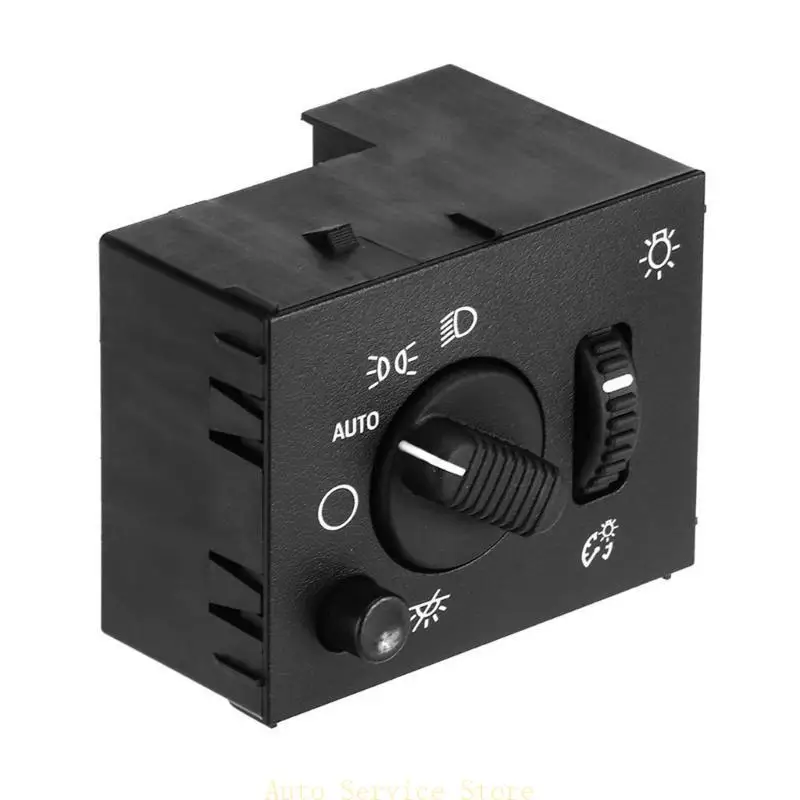 

462A Headlight Switch Control Fog Lamp Knob 19381535 Car Headlamp Fog Light Integrated Switch Black
