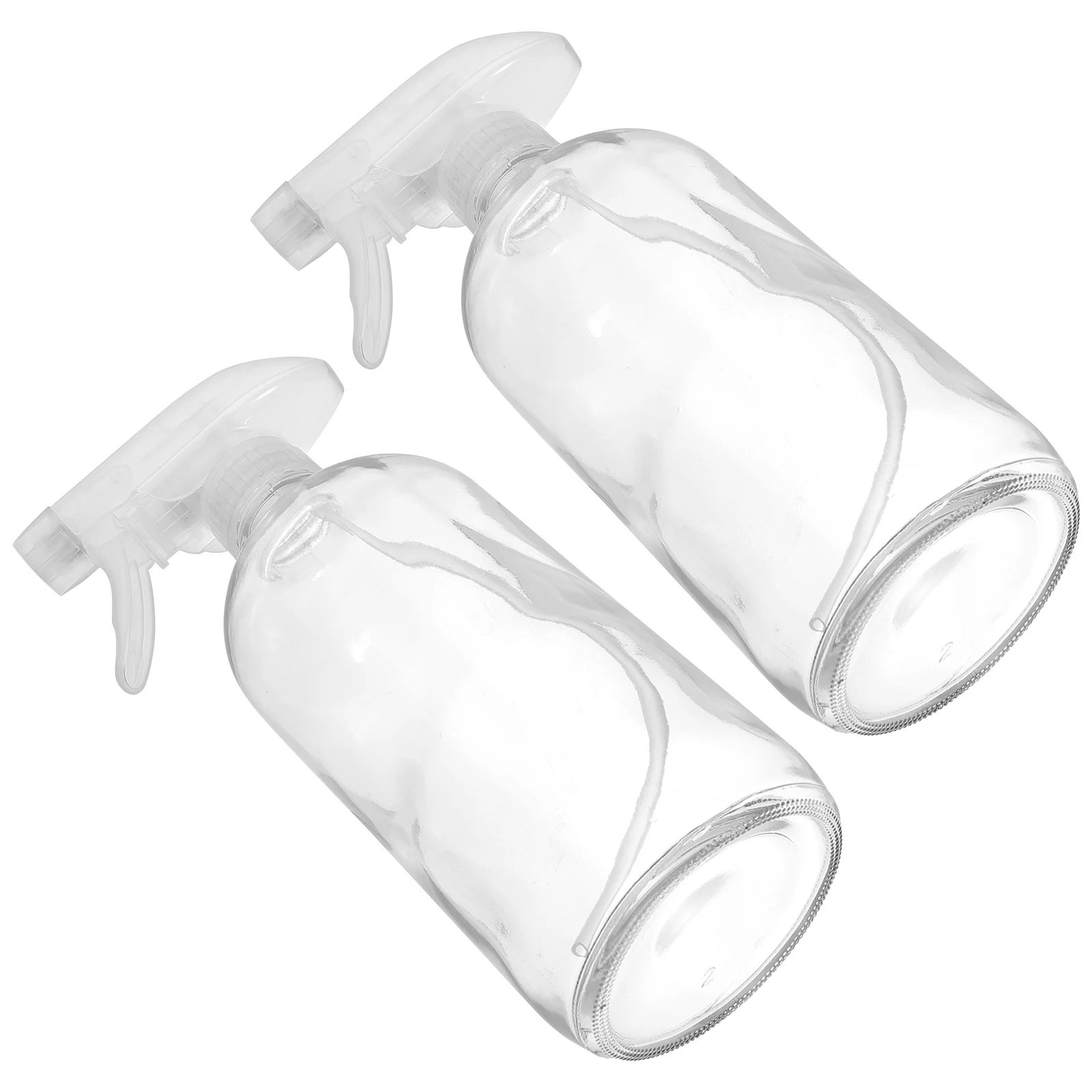 

2pcs Plastic Spray Bottles 500Ml Empty For Disinfectant Cleaner Household Plant Watering Hairdressing Refillable